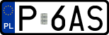 License plates of Poland, Regular car plates