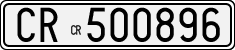 License plate of Italy, Cars (1927 year series)