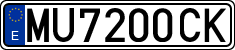 License plates of Spain, 1971 year series