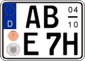 German license plate, Seasonal plates (Oldtimers)