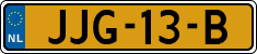 License plate of the Netherlands, Cars