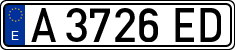 License plates of Spain, 1971 year series
