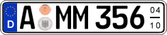 German license plate, Seasonal plates