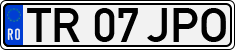 License plate of Romania, Regular plates