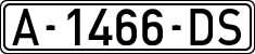 License plates of Spain, 1971 year series