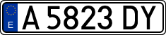 License plates of Spain, 1971 year series