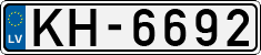 License plate of Latvia, Regular car plates