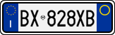 License plate of Italy, Cars (1994 year series)