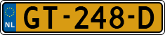 License plate of the Netherlands, Cars