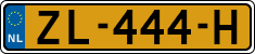 License plate of the Netherlands, Cars
