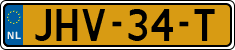 License plate of the Netherlands, Cars