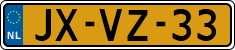 License plate of the Netherlands, Cars