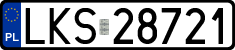 License plates of Poland, Regular car plates
