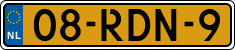 License plate of the Netherlands, Cars