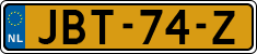 License plate of the Netherlands, Cars