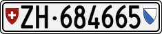 License plate of Switzerland, Cars