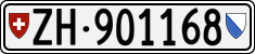 License plate of Switzerland, Cars