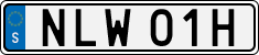 License plate of Sweden, Regular plates