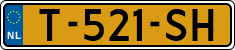 License plate of the Netherlands, Cars
