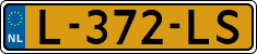 License plate of the Netherlands, Cars