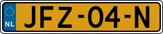 License plate of the Netherlands, Cars
