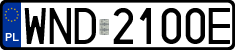 License plates of Poland, Regular car plates