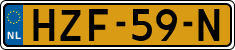 License plate of the Netherlands, Cars