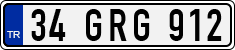 License plate of Turkey, Regular plates