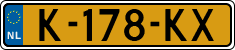 License plate of the Netherlands, Cars