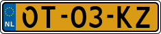 License plate of the Netherlands, Semi-trailers
