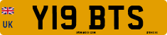 License plate of the United Kingdom, 1983 year system