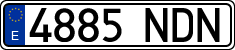 License plates of Spain, Ordinary (2000)