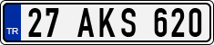 License plate of Turkey, Regular plates