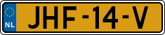 License plate of the Netherlands, Cars