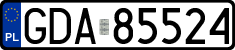 License plates of Poland, Regular car plates