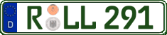 German license plate, Regular plates