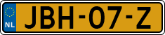 License plate of the Netherlands, Cars