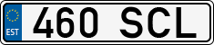 License plate of Estonia, Regular car plates