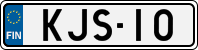 License plate of Finland, Cars