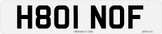 License plate of the United Kingdom, 1983 year system