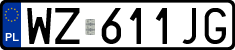 License plates of Poland, Regular car plates