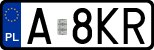 License plates of Poland, Regular car plates