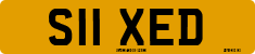License plate of the United Kingdom, 1983 year system