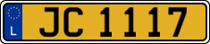 License plate of Luxembourg, 2003 year system