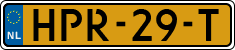 License plate of the Netherlands, Cars