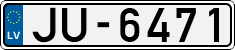 License plate of Latvia, Regular car plates