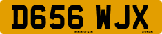 License plate of the United Kingdom, 1983 year system
