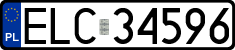 License plates of Poland, Regular car plates