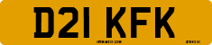 License plate of the United Kingdom, 1983 year system