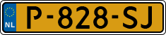 License plate of the Netherlands, Cars